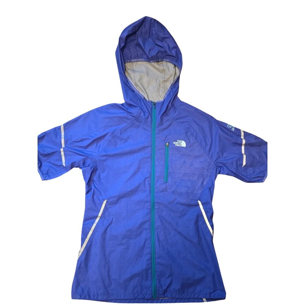 The North Face Flight Series Purple SS Running Rain Jacket Hooded Waterproof